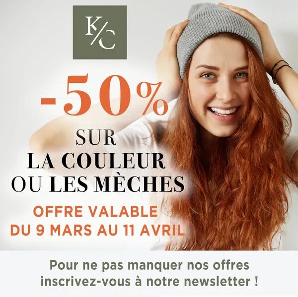 Offre Couleur – 50% de réduction